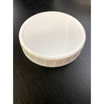 1 x Aussie Mason wide mouth White Plastic Storage lid